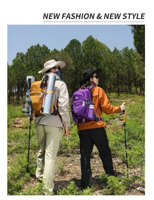 Mochila de Senderismo AZELA Gris - Mochila Multifuncional para Camping y Aventuras - Image 30