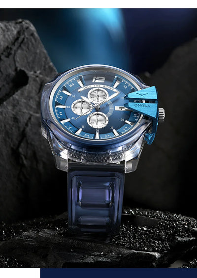 Reloj de Cuarzo Impermeable Unisex con Correa de Plástico - Image 15