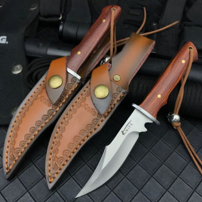 Cuchillo de Camping Táctico Hoja Fija - Herramienta EDC Profesional para Aventura y Supervivencia - Image 9
