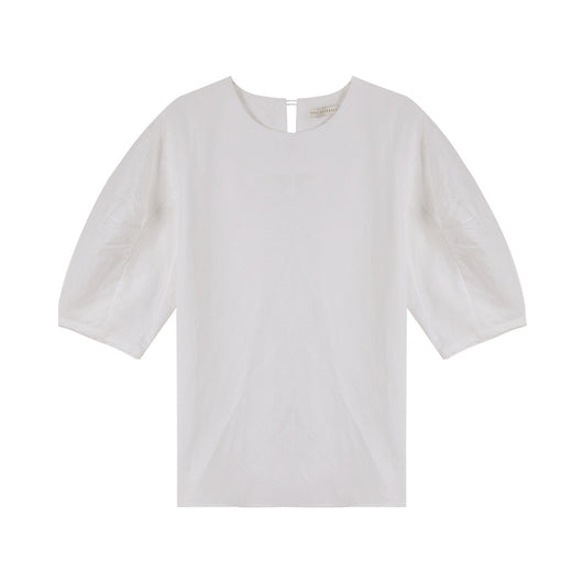 Sudadera Minimalista Cuello Redondo Manga Cinco Puntos - Image 5