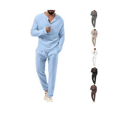 Conjunto Casual de 3 Piezas: Camiseta Manga Larga, Camisa y Pantalones - Image 14