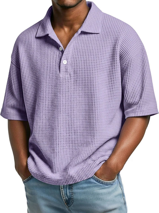 Camisa Minimalista de Punto Texturizado con Cuello Clásico - Image 7