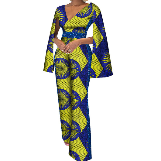 Jumpsuit de Algodón con Estampado Étnico Batik para Mujer - Image 12