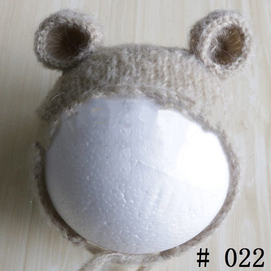 Gorro Suave de Mohair para Fotografía de Bebés - Tejido Artesanal - Image 17