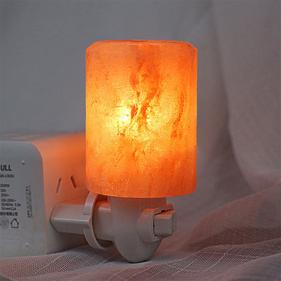 Lámpara de Sal del Himalaya para Dormitorio - Luz Cálida Mesita de Noche - Image 3
