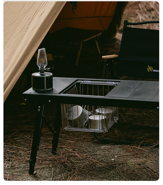 Canasta Escurridor Plegable de Acero Inoxidable para Exterior - Image 13