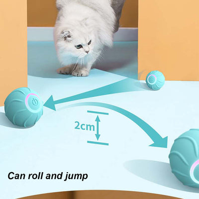 Pelota Interactiva Automática con Salto para Gatos - Juguete Eléctrico de Entrenamiento - Image 5