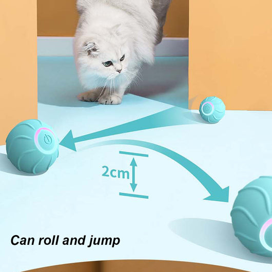 Pelota Interactiva Automática con Salto para Gatos - Juguete Eléctrico de Entrenamiento - Image 5