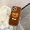Funda de Celular Oso Peluche 3D Bordado Adorable