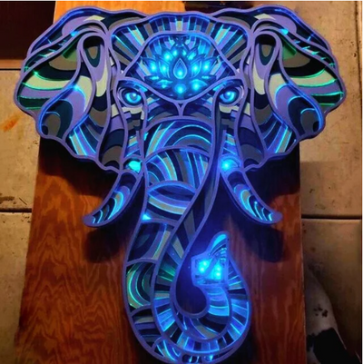 Lámpara LED Mandala para Yoga - Luz Nocturna Relajante - Image 10