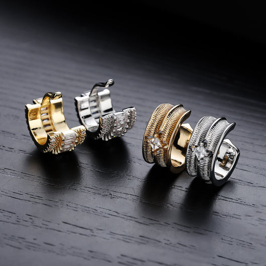 Aretes de Clip Estrella Premium para Hombre - Versátiles y Elegantes - Image 4
