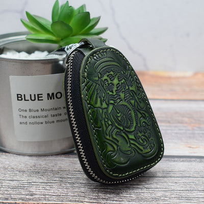Estuche de Cuero para Llaves Estilo Retro - Colgante para Cintura - Image 22