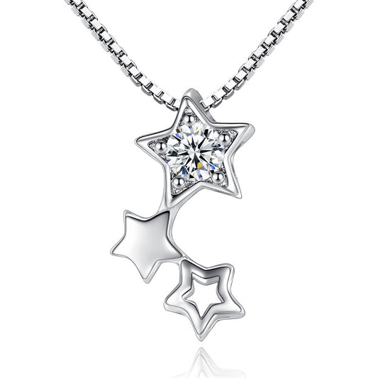 Collar Colgante Estrella Hueca - Diseño Minimalista de Personalidad