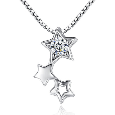 Collar Colgante Estrella Hueca - Diseño Minimalista de Personalidad