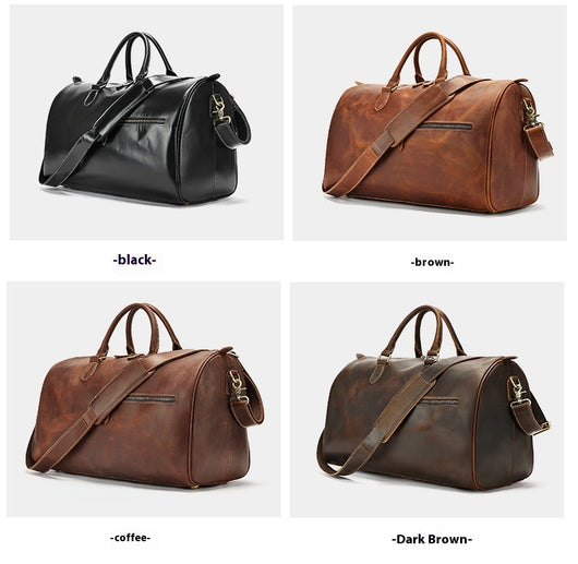 Bolso Bandolera de Cuero Vintage con Gran Capacidad para Viajes - Image 13