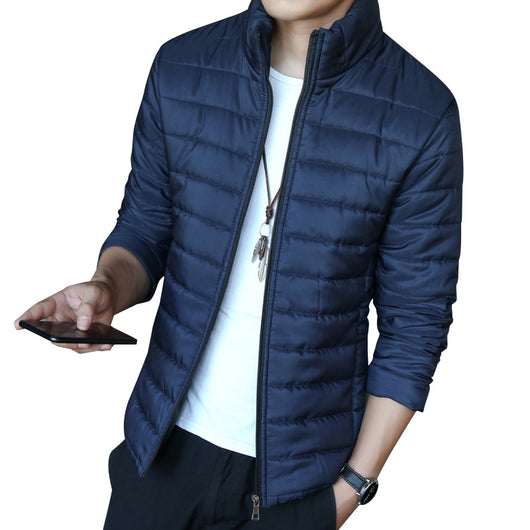 Chaqueta Acolchada Cuello Alto Slim Fit - Abrigo Cálido para Invierno - Image 10