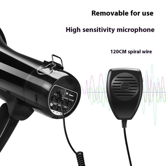 Altavoz Portátil de Alta Potencia con Grabación y Carga - Image 3