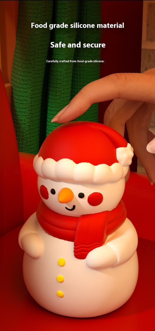 Lámpara Nocturna Muñeco de Nieve - Luz LED Suave para Dormitorio Infantil - Image 12