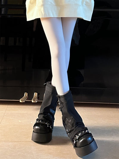 Botas de Lona Gruesa con Suela Reforzada para Mujer - Image 8