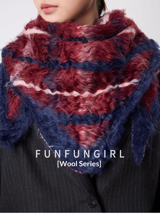 Rebozo de Algodón a Cuadros - Chal Cálido para Mujer - Image 22