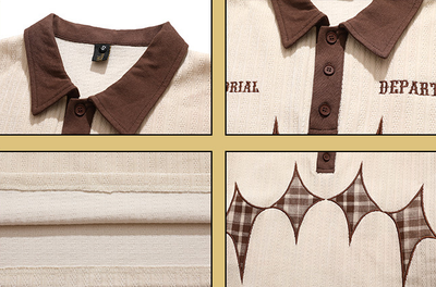 Polo Retro de Terciopelo Grueso para Hombre - Image 11