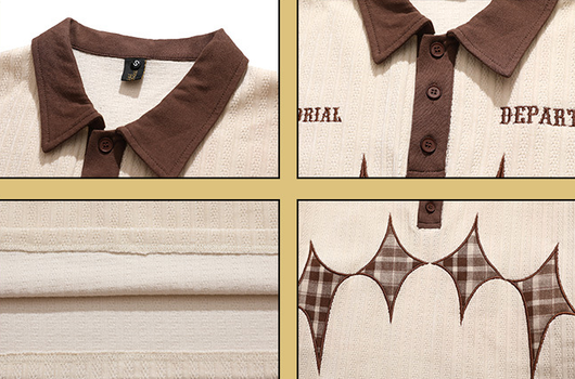 Polo Retro de Terciopelo Grueso para Hombre - Image 11