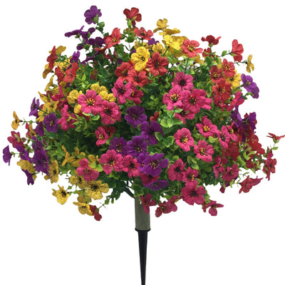 Arreglo Floral de Eucalipto y Violeta con Plantas Verdes Decorativas - Image 5