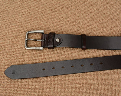 Cinturón de Cuero Genuino para Hombre con Hebilla de Pasador - Image 24