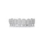 Dianyi Jewelry Full Diamond Hip Hop Tooth Set Silver Plated Upper Tooth