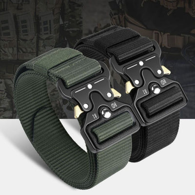 Cinturón Táctico de Lona Gruesa para Hombre