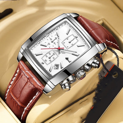 Reloj de Pulsera Needle Belt para Hombre - Cuarzo Elegante - Image 9