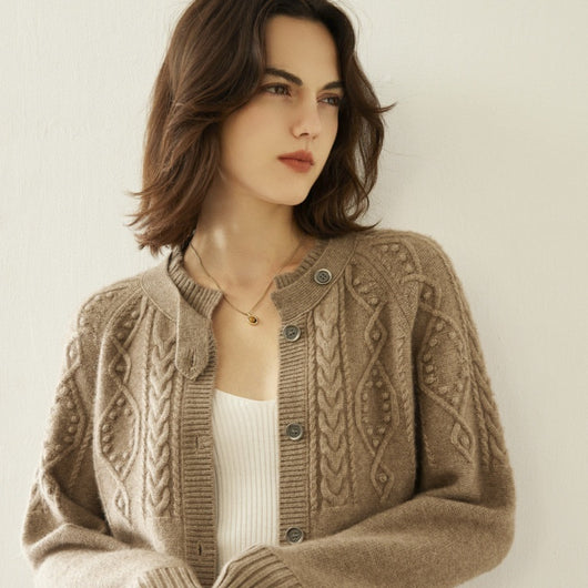 Cardigan de Cachemira Gruesa para Mujer - Image 8