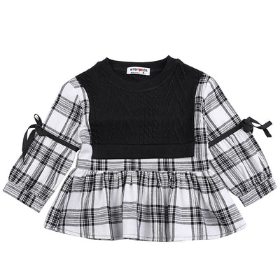 Blusa Cuadriculada de Manga Larga - Image 8
