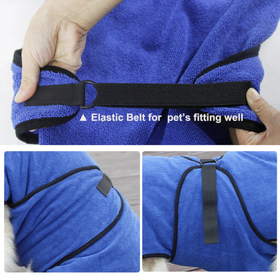 Bata de Secado Absorbente para Perros Pequeños y Grandes - Image 4