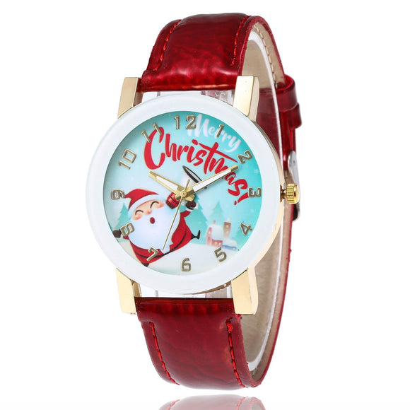 Reloj Infantil Navideño de Moda Casual