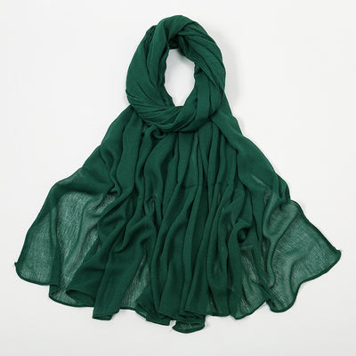 Pañuelo Rizado de Rayón con Efecto Arrugado y Punta Reforzada para Mujer - Image 41