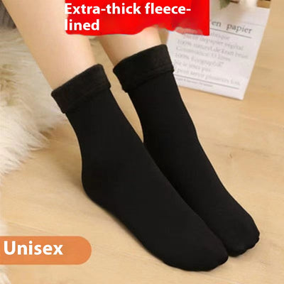 Calcetines Térmicos Mujer Tubo Alto con Forro Grueso y Terciopelo - Image 17