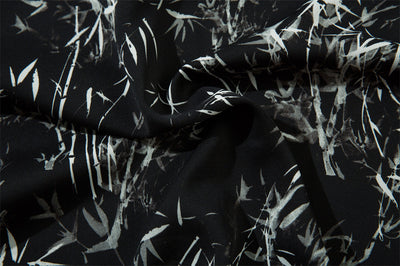 Camisa Suelta Estampado Bosque de Bambú para Hombre - Image 13