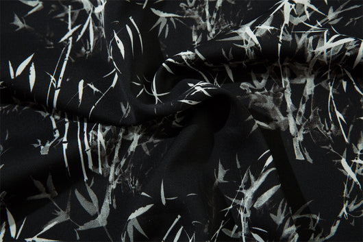 Camisa Suelta Estampado Bosque de Bambú para Hombre - Image 13