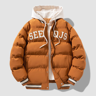 Chamarra de Invierno con Capucha de Algodón para Hombre y Joven - Image 5