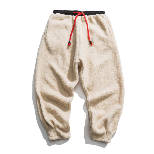 Pantalones de Lana de Cordero Gruesos y Cálidos para Hombre - Image 12