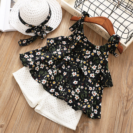 Conjunto de Dos Piezas en Chifón con Sombrero - Traje Cool Girl - Image 18
