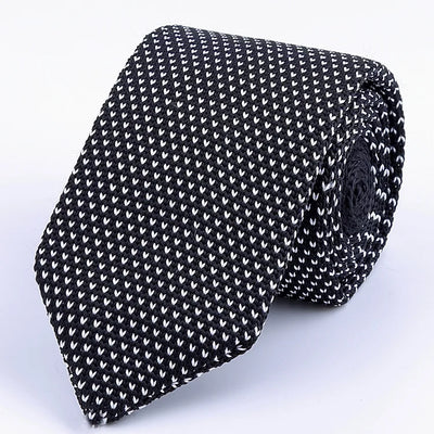 Corbata Retro Británica Coreana de Lana Tejida a Mano con Punta Afilada - Image 24
