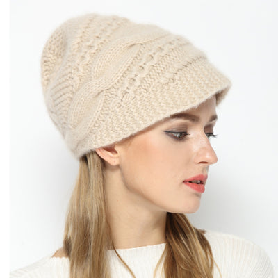 Gorro de Cashmere Tejido a Mano con Visera - Calidez Premium - Image 7