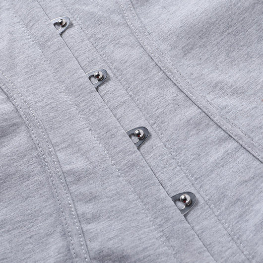 Playera Gris Clásica de Cuello Redondo - Comodidad Diaria sin Complicaciones - Image 10