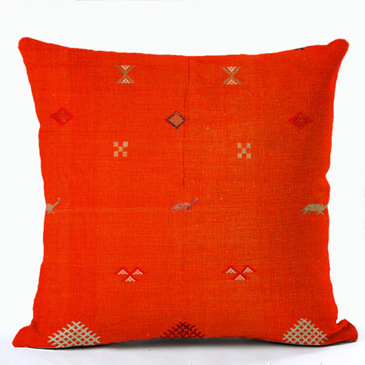 Funda de Almohada Bohemia con Estampado Étnico - Image 35