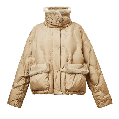 Abrigo Suelto Impermeable Cálido para Invierno - Image 11