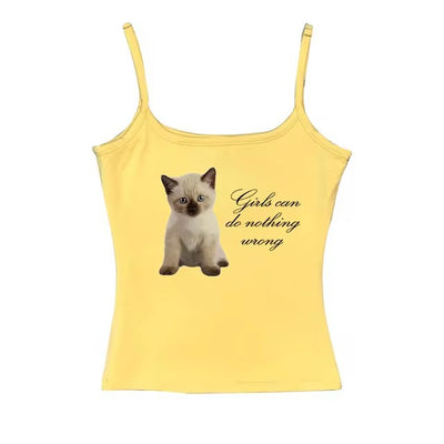 Chaleco Ajustado con Estampado de Gatos para Niña - Image 16
