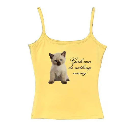 Chaleco Ajustado con Estampado de Gatos para Niña - Image 16
