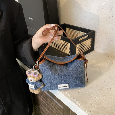 Bolsa Retro de Mezclilla para Commuter - Crossbody Casual Versátil - Image 2